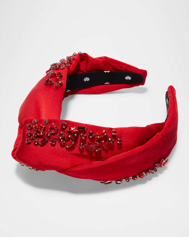 Marlene July Ruby Jeweled Birthstone Headband